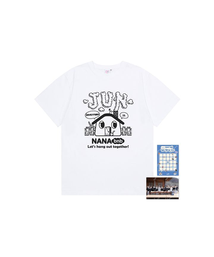 SEVENTEEN - T-SHIRT ('NANA BNB WITH SEVENTEEN' OFFICIAL MD) Nolae