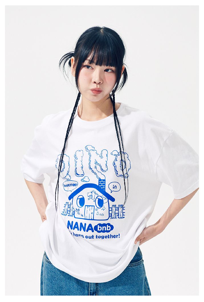 SEVENTEEN - T-SHIRT ('NANA BNB WITH SEVENTEEN' OFFICIAL MD) Nolae