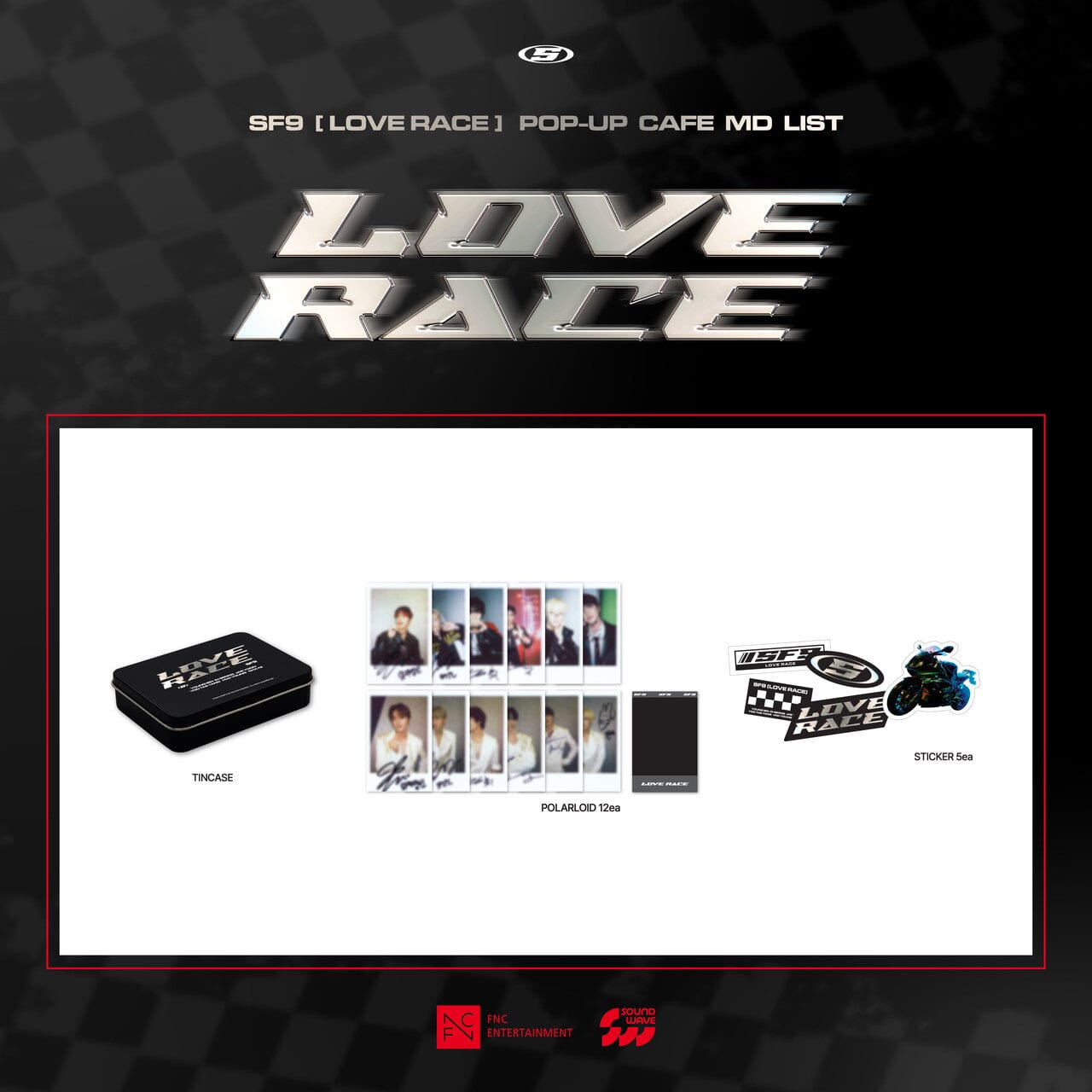 SF9 - 'LOVE RACE' POP-UP CAFE MD Nolae