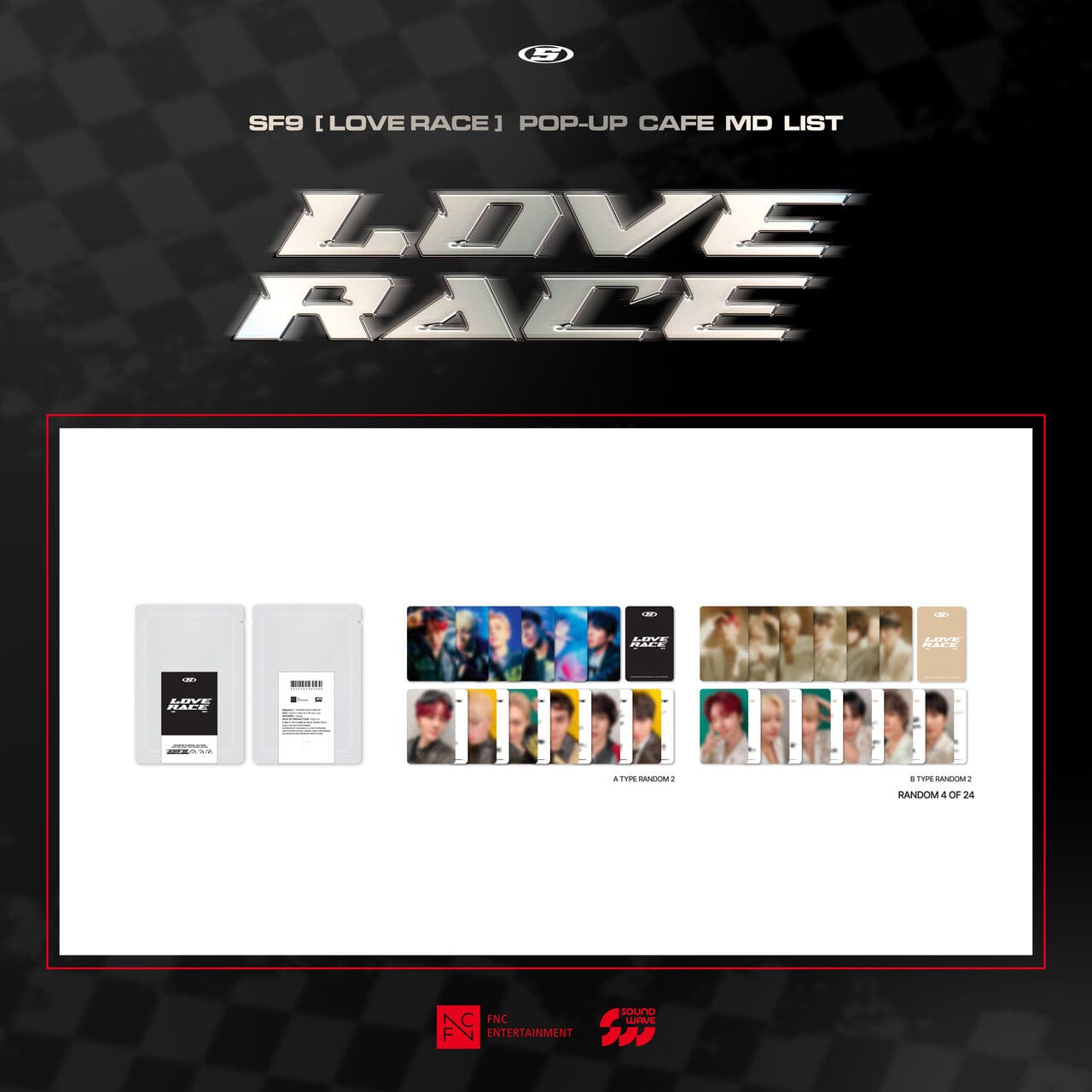 SF9 - 'LOVE RACE' POP-UP CAFE MD Nolae