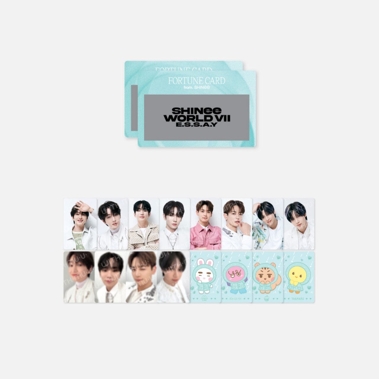 SHINEE - FORTUNE SCRATCH CARD & BRACELET (WORLD Ⅶ [E.S.S.A.Y] EVERY STAGE SHINES AROUND YOU MD) Nolae
