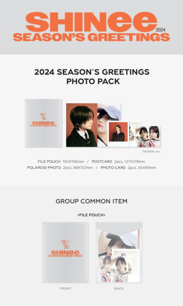 SHINEE - PHOTO PACK (2024 SEASON'S GREETINGS OFFICIAL MD) Nolae