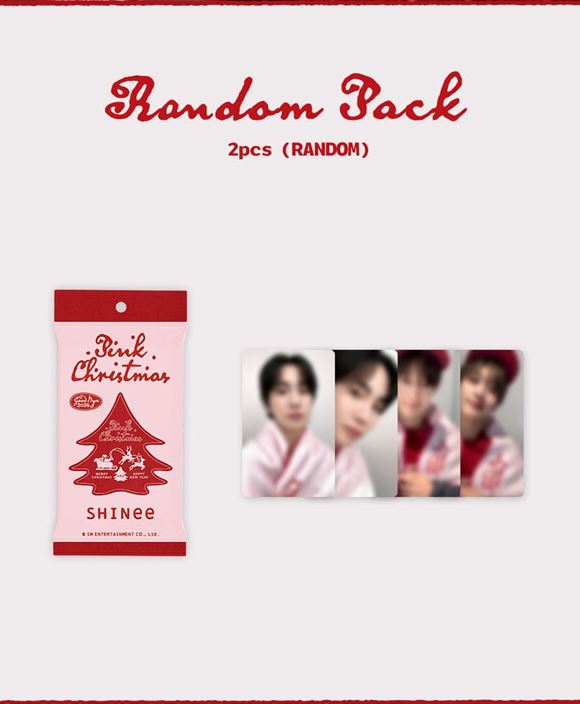 SM ARTISTS - PHOTO CARD RANDOM PACK (2024 PINK CHRISTMAS) Nolae