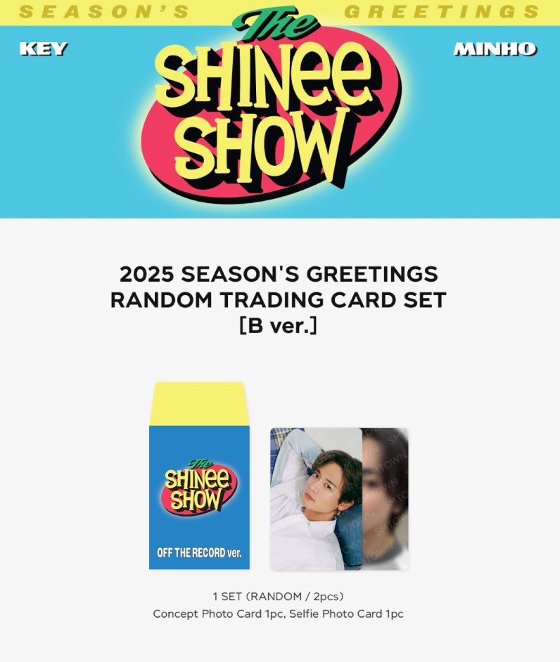 SM ARTISTS - RANDOM TRADING CARD SET (2025 SEASON’S GREETINGS OFFICIAL MD) Nolae