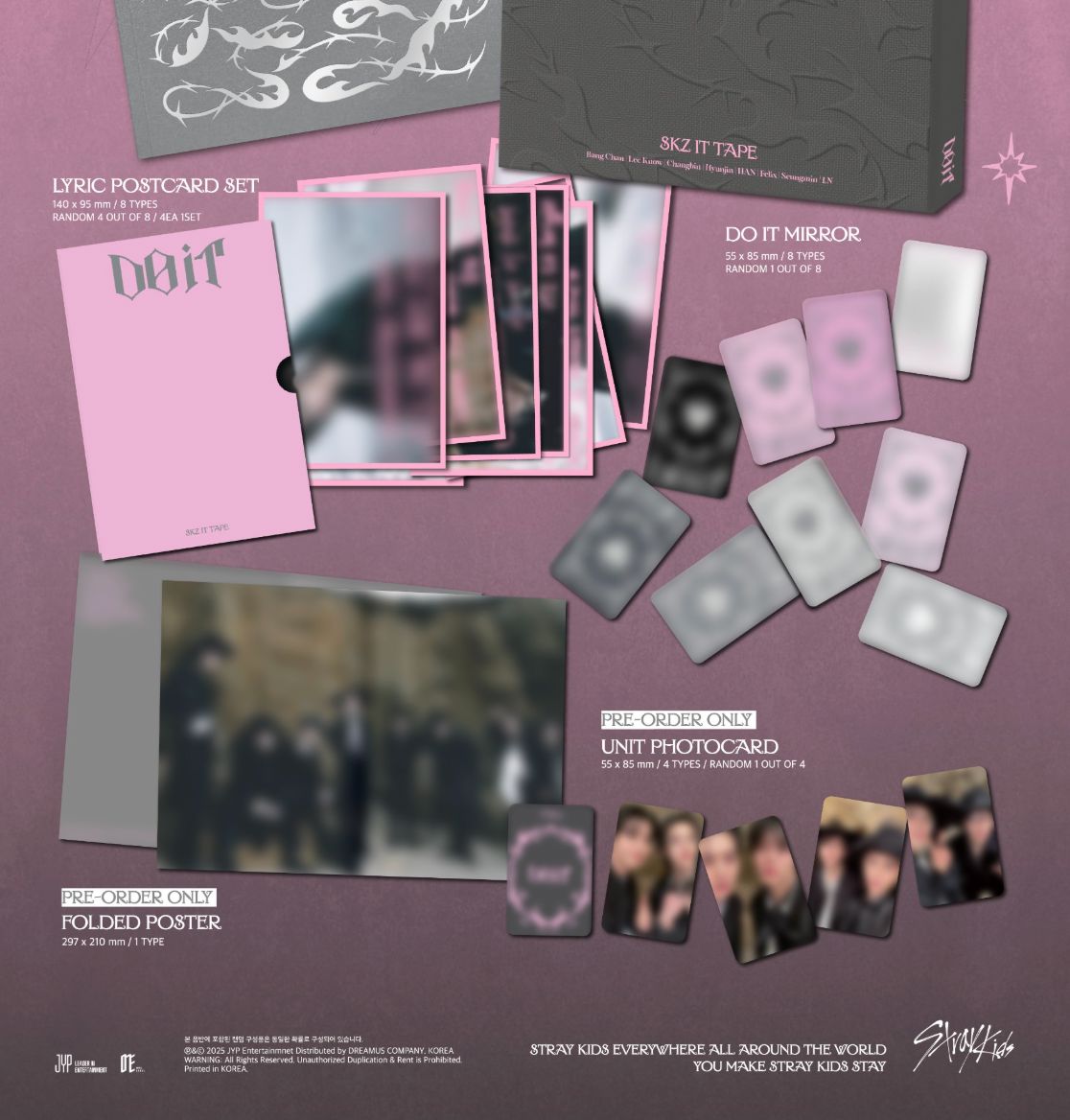 STRAY KIDS - DO IT (DO VER.) (LIMITED) + YES24 Photocard Nolae