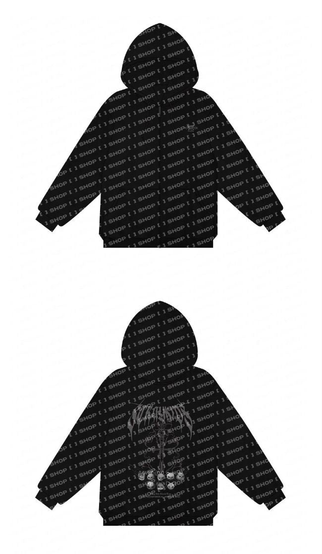 STRAY KIDS - EVIL SKZOO HOOD ZIP-UP (DOMINATE WORLD TOUR OFFICIAL MD)