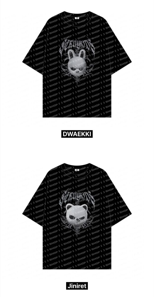 STRAY KIDS - EVIL SKZOO T-SHIRT (DOMINATE WORLD TOUR OFFICIAL MD)