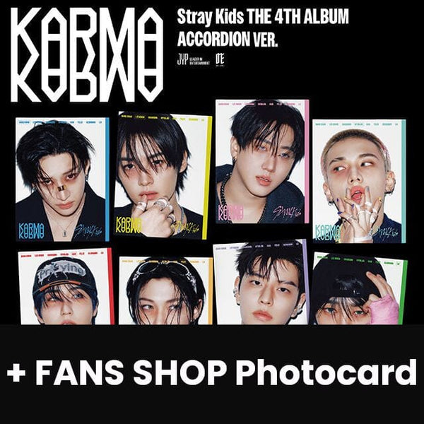 公式　Stray Kids　KARMA　MAKESTAR　FANS　トレカ Qoo10] JYP Entertainment STRAYKIDS KARMA FANS