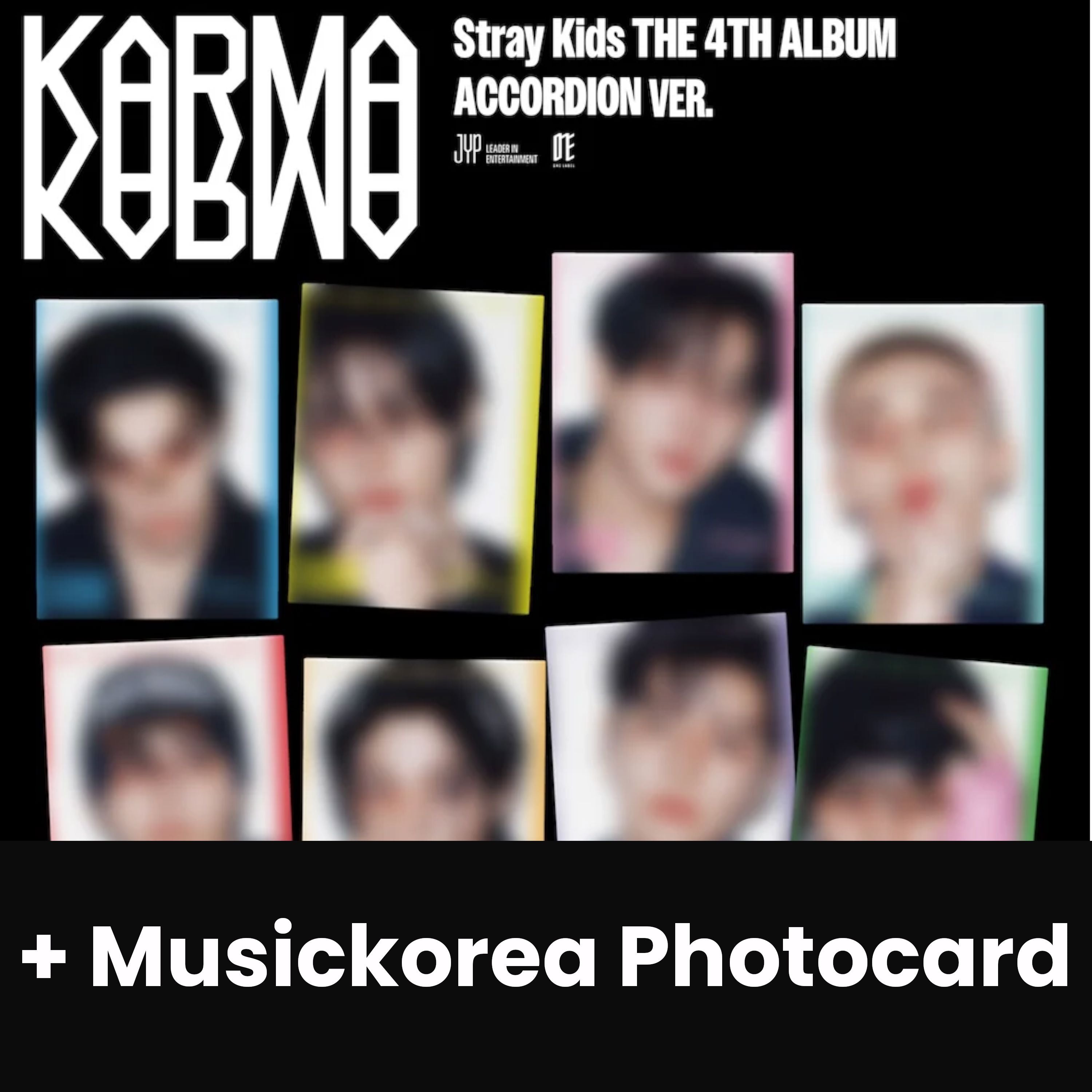 STRAY KIDS - KARMA (ACCORDION VER.) + Musickorea Photocard Nolae
