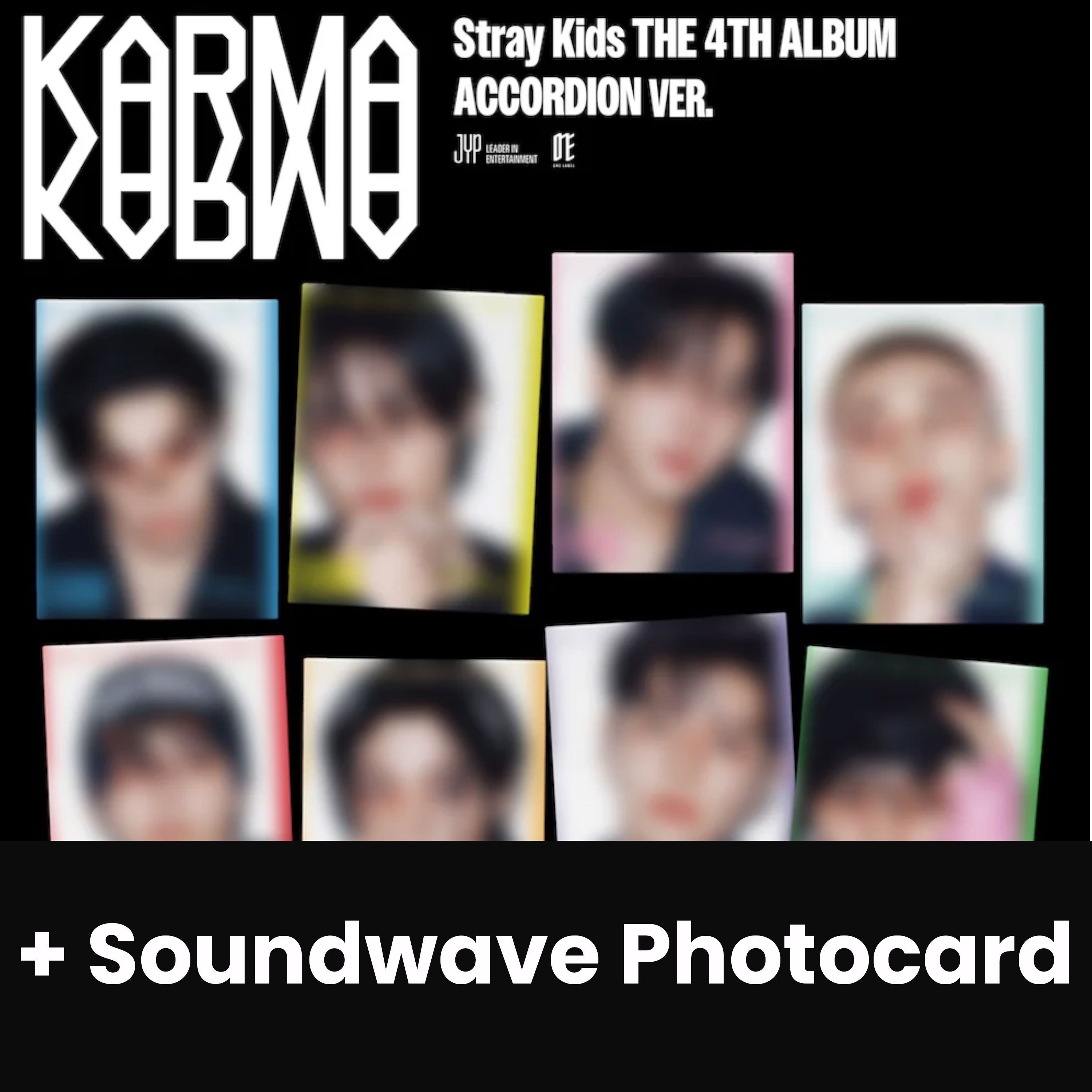 STRAY KIDS - KARMA (ACCORDION VER.) + Soundwave Photocard Nolae
