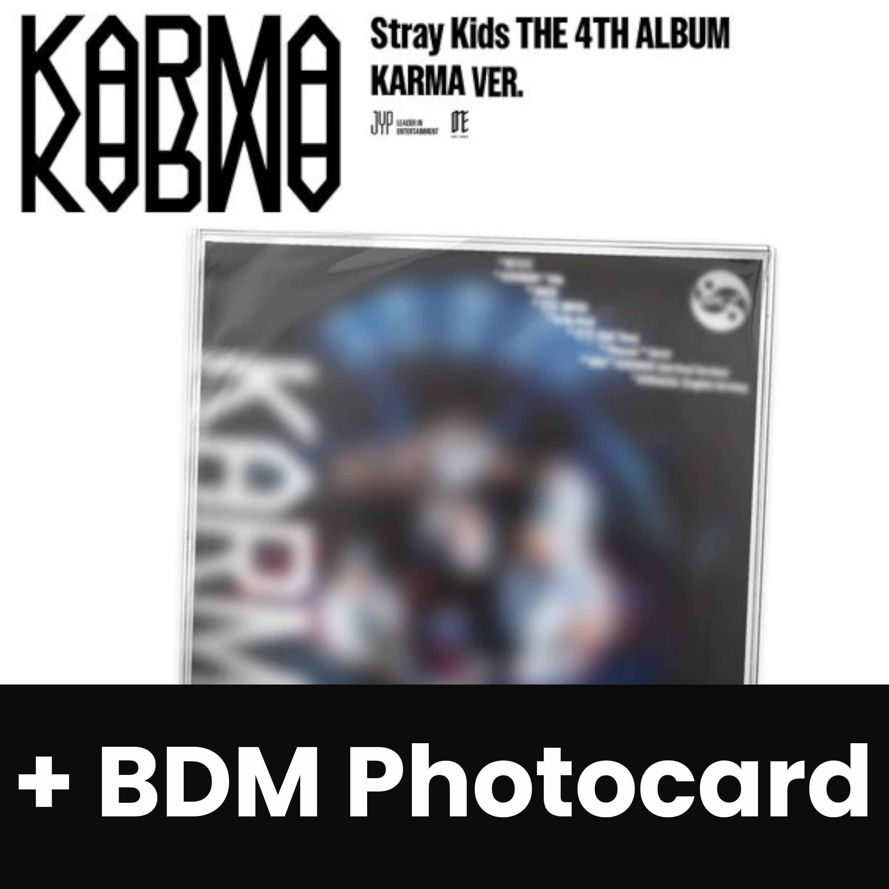 STRAY KIDS - KARMA (KARMA VER.) (LIMITED) + BDM Photocard Nolae
