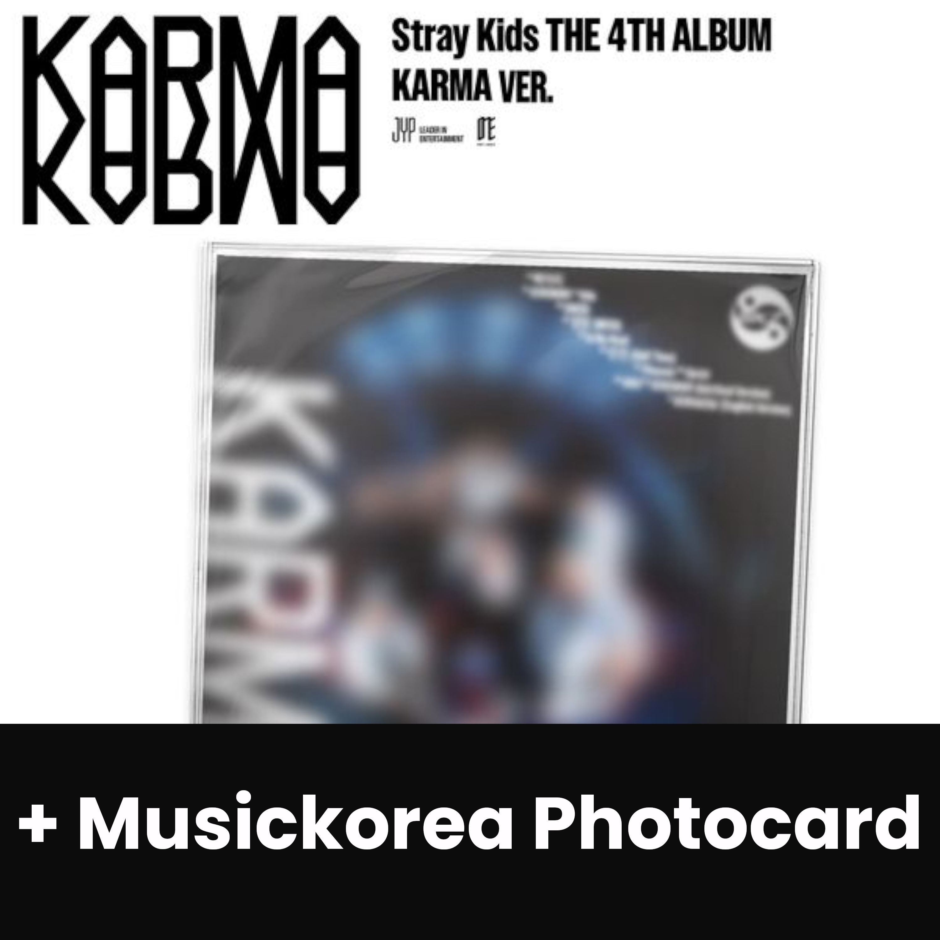 STRAY KIDS - KARMA (KARMA VER.) (LIMITED) + Musickorea Photocard Nolae