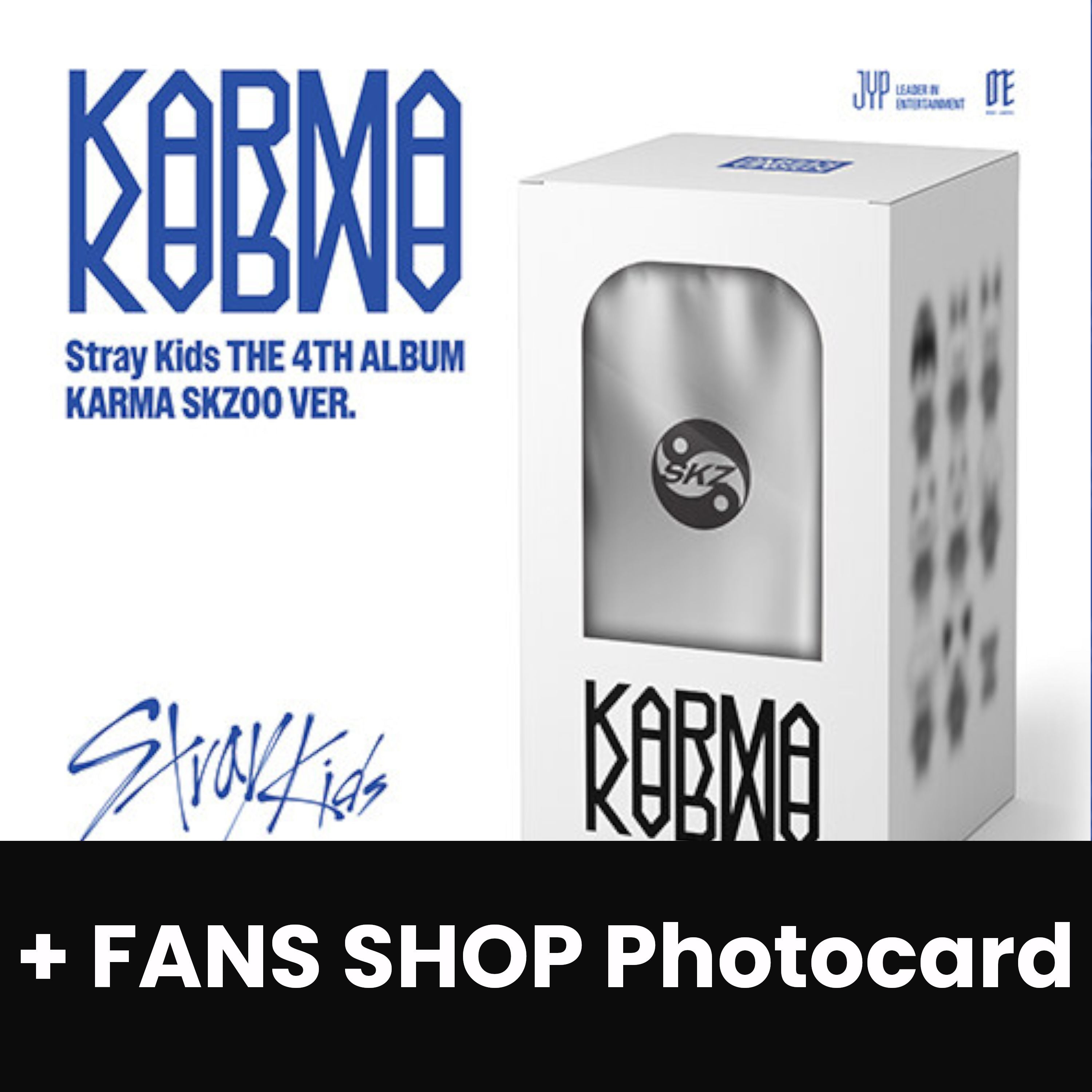 STRAY KIDS - KARMA (SKZOO VER.) + FANS SHOP Photocard Nolae