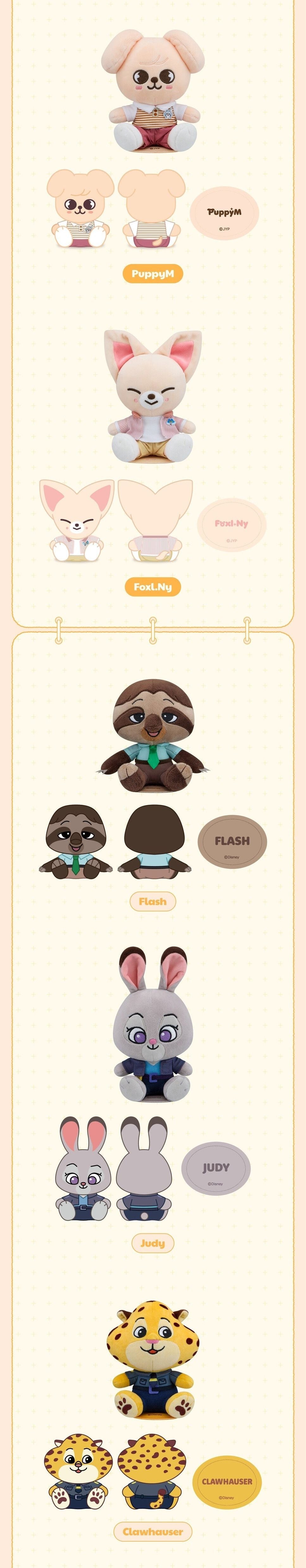 STRAY KIDS - Shoulder Plush (SKZOO X ZOOTOPIA2 POP-UP MD) Nolae