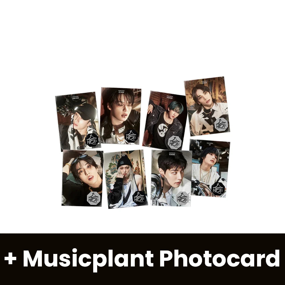 STRAY KIDS - SKZHOP HIPTAPE ‘合 (HOP)’ (ACCORDION VER.) + Musicplant Photocard Nolae