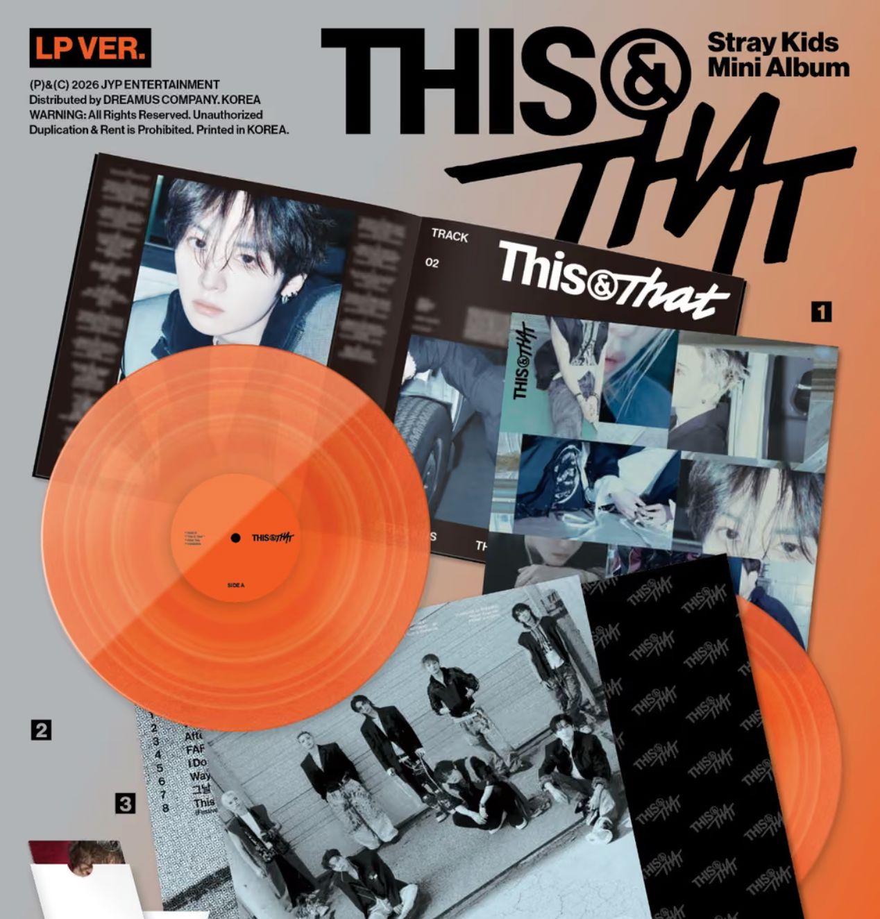 STRAY KIDS - THIS & THAT (LP VER.) (LIMITED) + BDM Gift Nolae