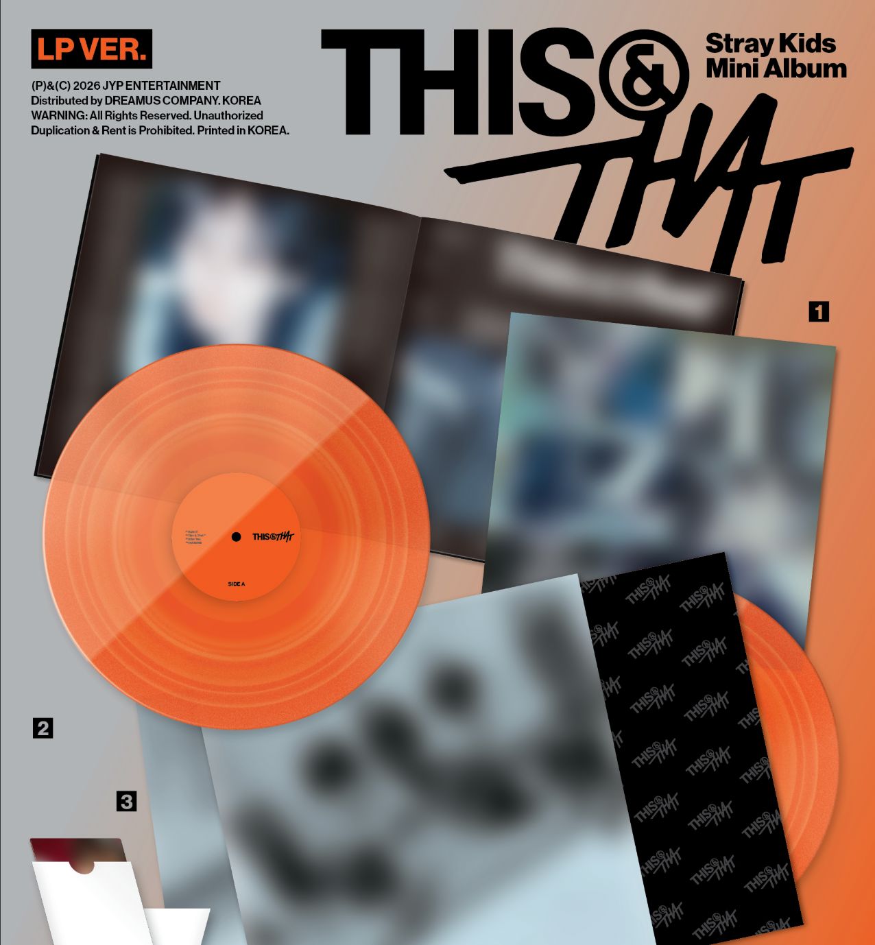 STRAY KIDS - THIS & THAT (LP VER.) (LIMITED) + BDM Gift Nolae