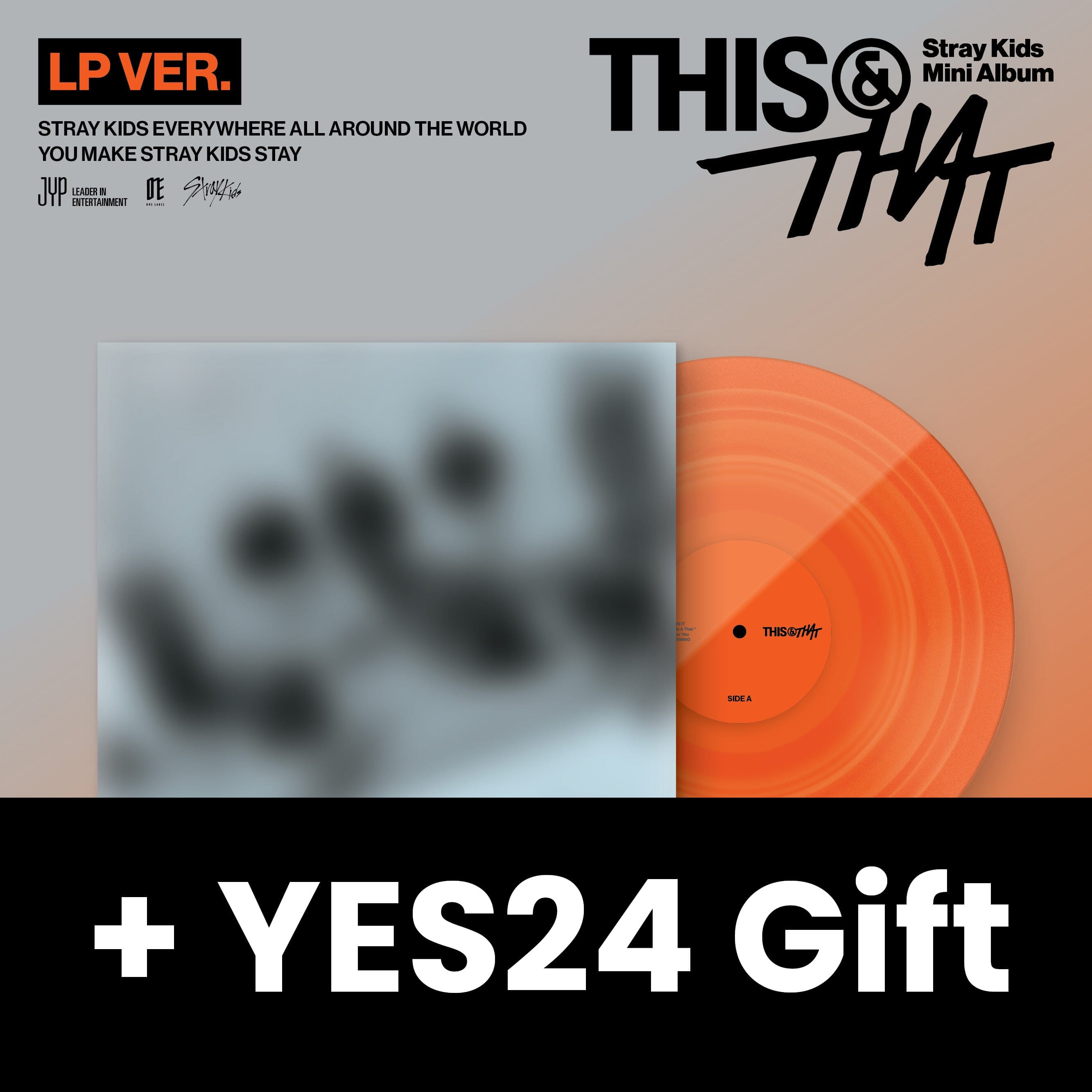 STRAY KIDS - THIS & THAT (LP VER.) (LIMITED) + YES24 Gift Nolae