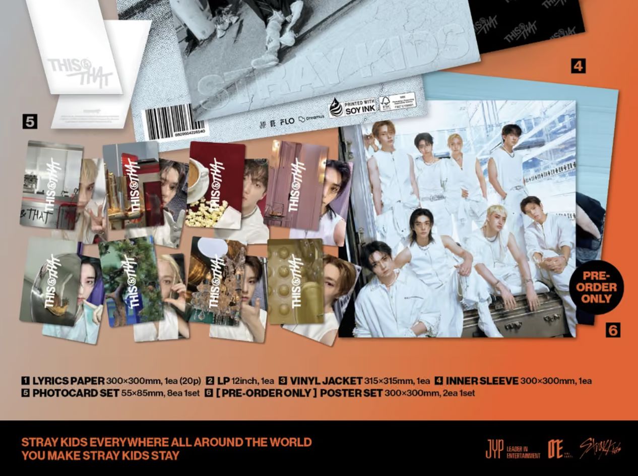 STRAY KIDS - THIS & THAT (LP VER.) (LIMITED) + YES24 Gift Nolae