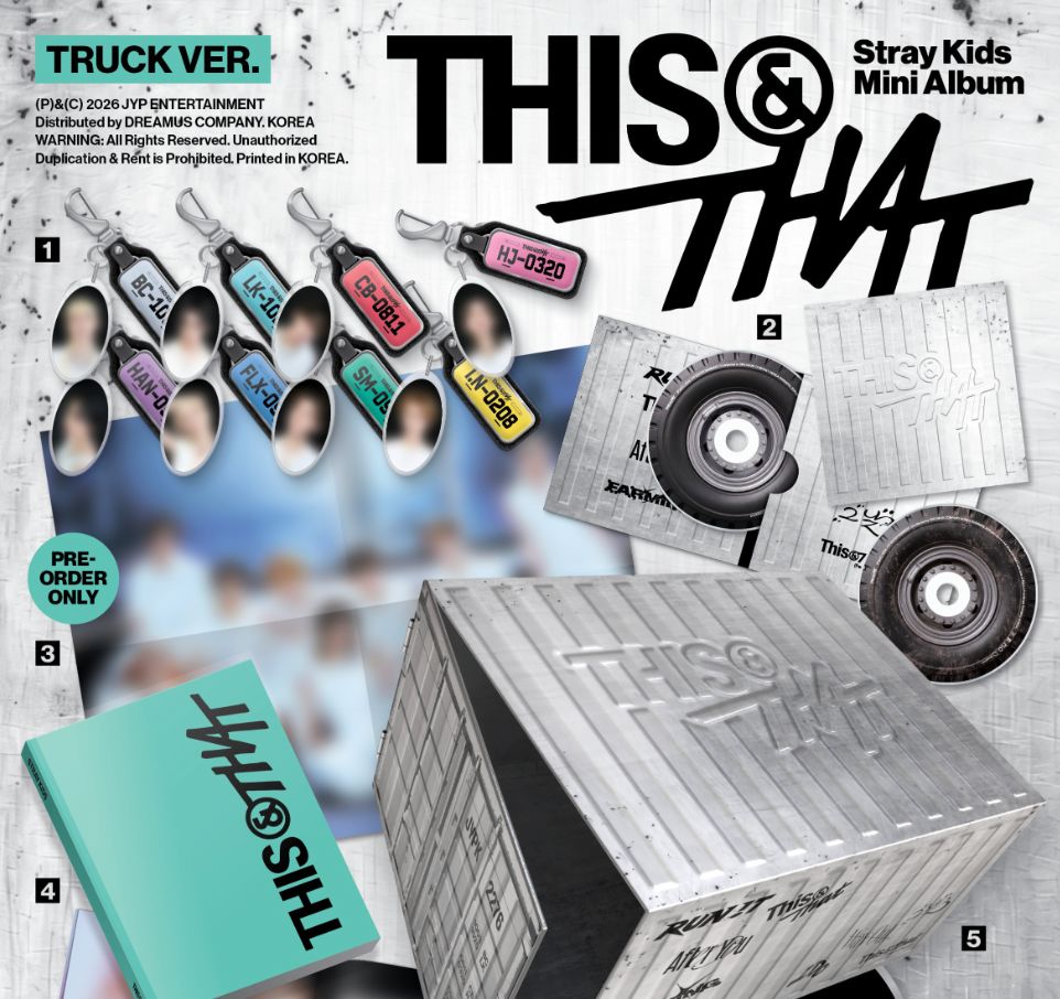 STRAY KIDS - THIS & THAT (TRUCK VER.) (LIMITED) + Musicplant Gift Nolae