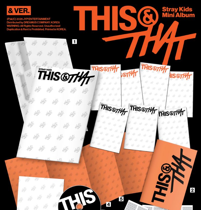 STRAY KIDS - THIS & THAT (& VER.) + Dear My Muse Gift Nolae