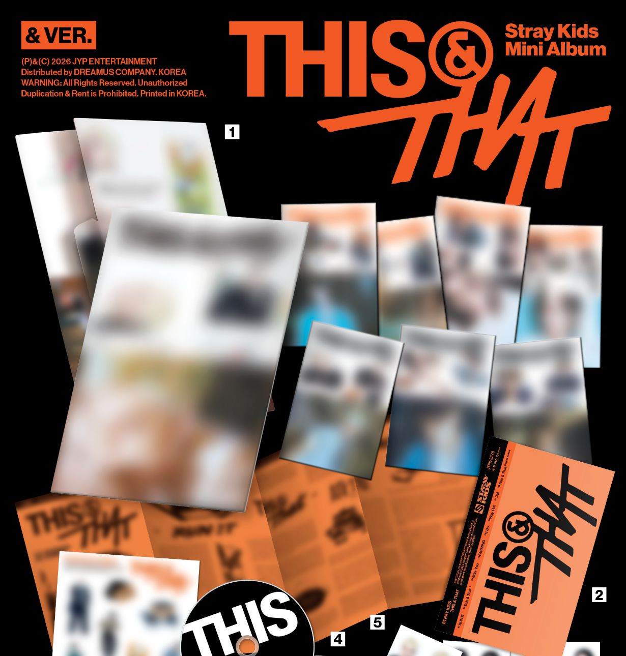 STRAY KIDS - THIS & THAT (& VER.) + YES24 Gift Nolae