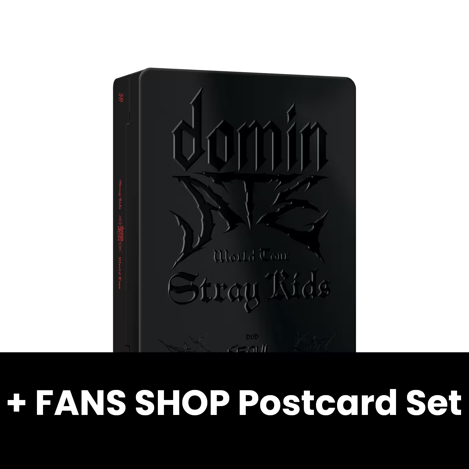 STRAY KIDS - WORLD TOUR 'DOMINATE SEOUL' (DVD & BLU-RAY) + FANS SHOP Postcard Set Nolae