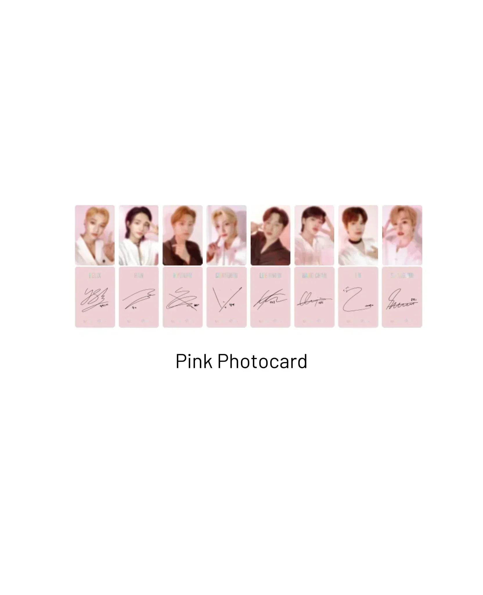 STRAY KIDS X NACIFIC - PHOTOCARD (PINK) Nolae