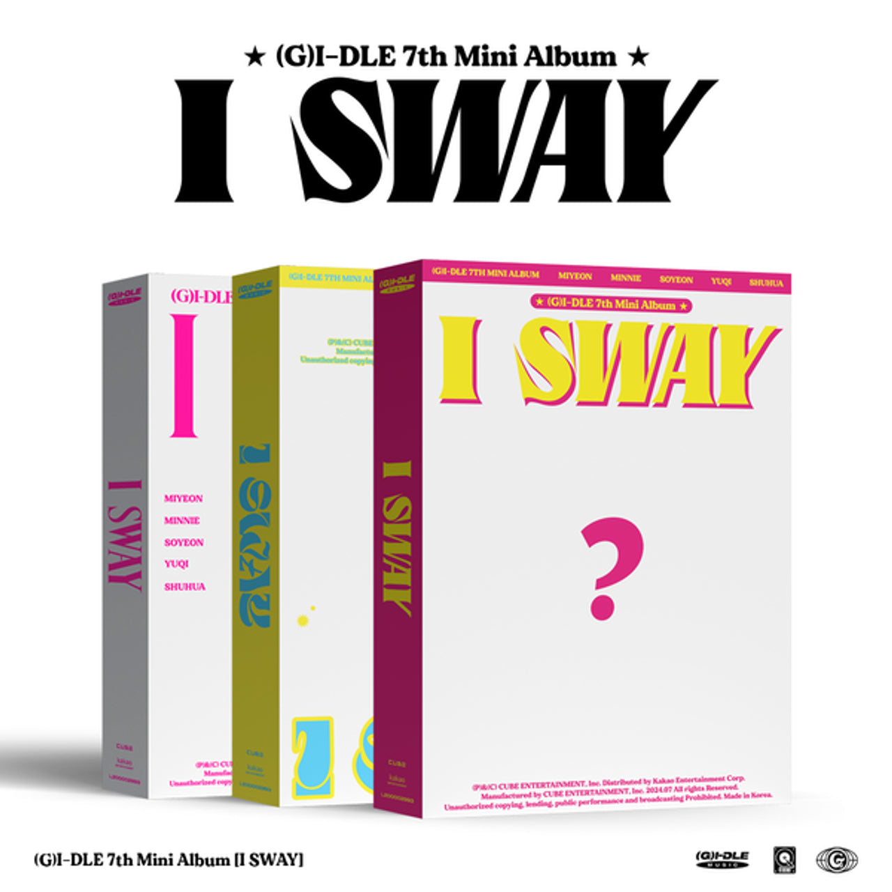 (G)I-DLE - I SWAY (7TH MINI ALBUM) + Soundwave Photocard