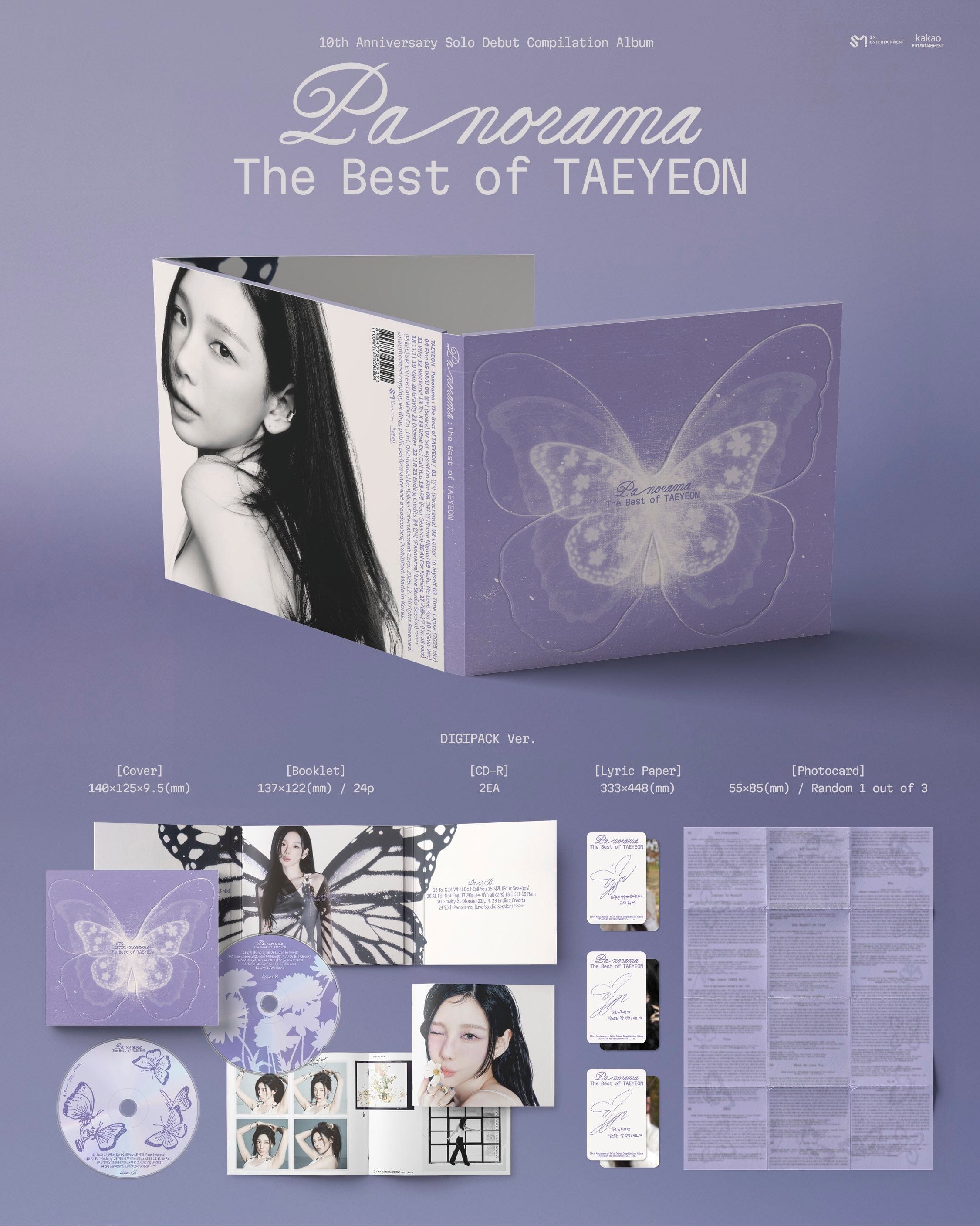 TAEYEON (SNSD) - PANORAMA : THE BEST OF TAEYEON (DIGIPACK VER.) Nolae