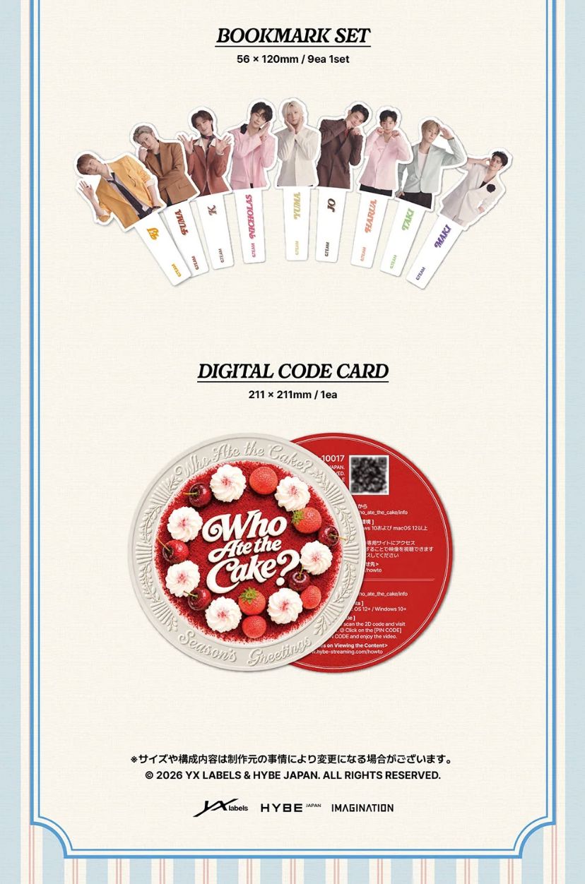 &TEAM - 2027 SEASON'S GREETINGS (WHO ATE THE CAKE?) Nolae