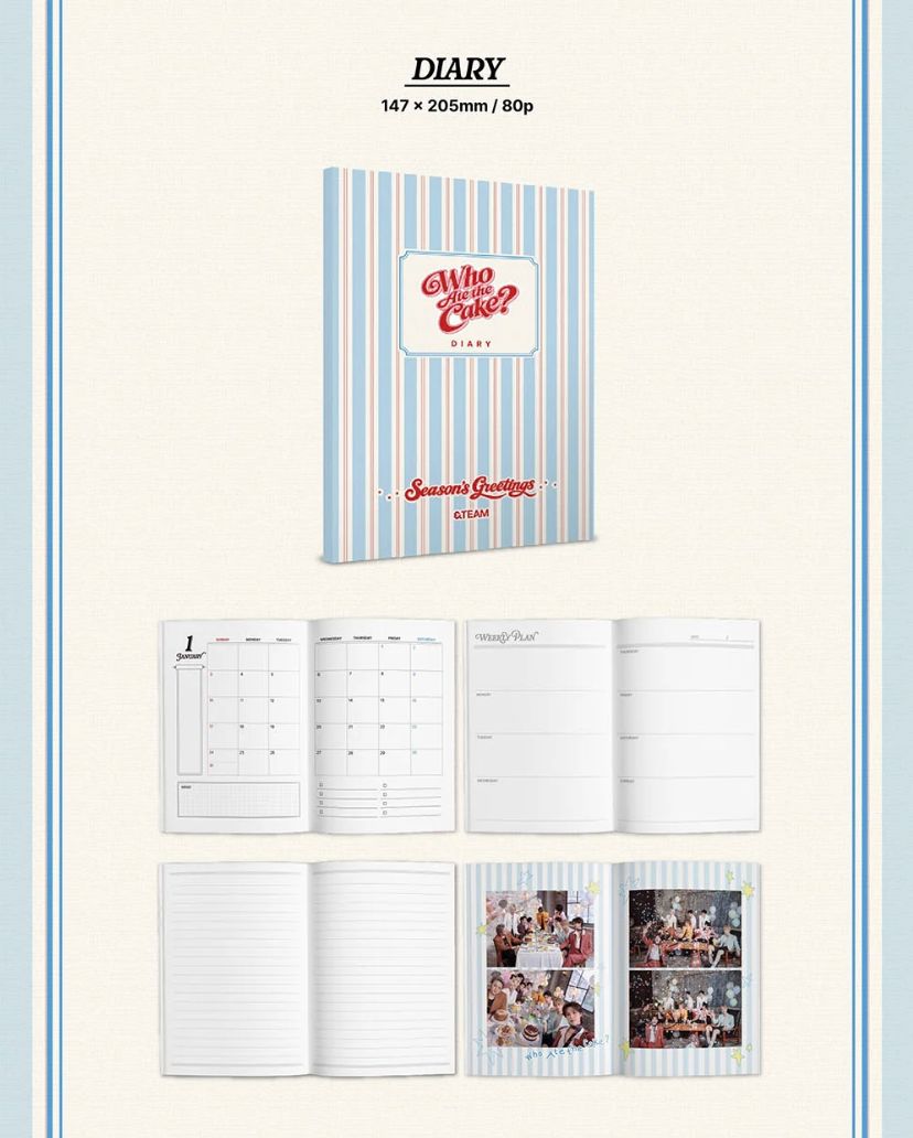 &TEAM - 2027 SEASON'S GREETINGS (WHO ATE THE CAKE?) Nolae