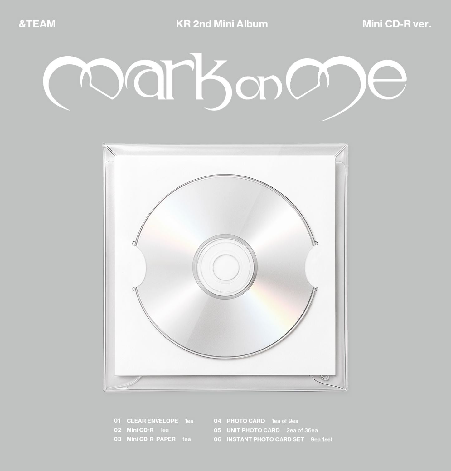 &TEAM - MARK ON ME (2ND KOREAN MINI ALBUM) (MINI CD VER.) Nolae