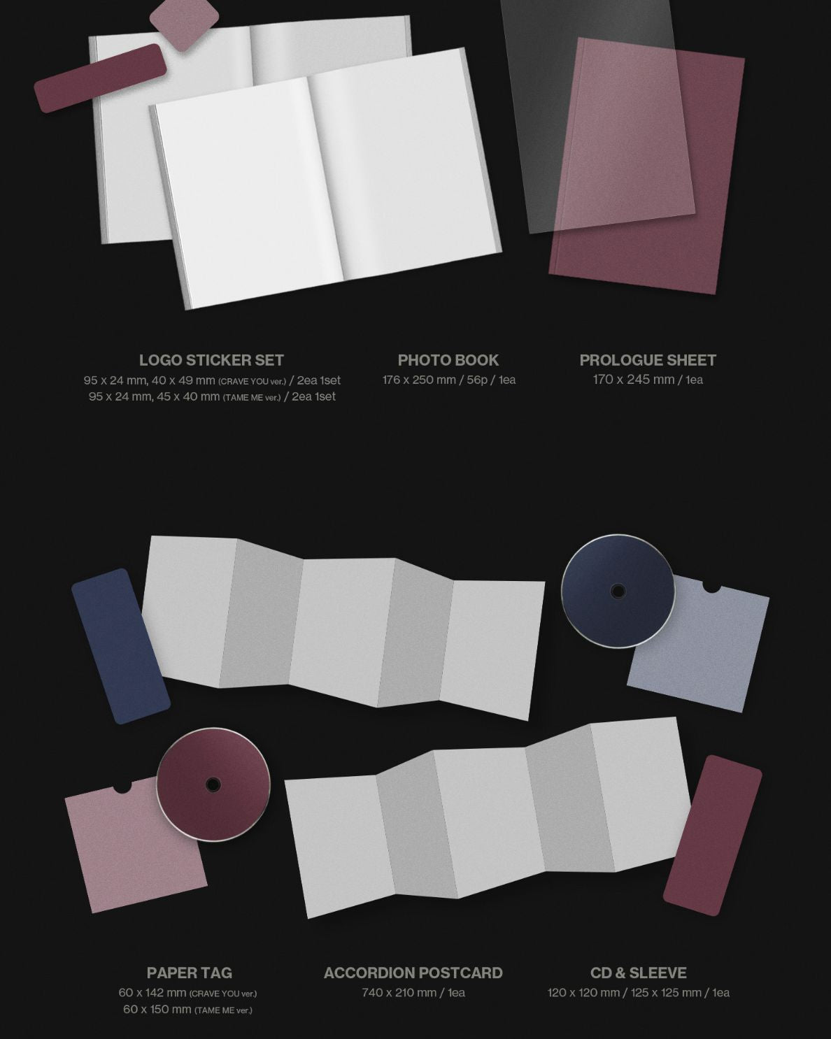&TEAM - MARK ON ME (2ND KOREAN MINI ALBUM) SET + EARLY-BIRD Weverse Gift Nolae