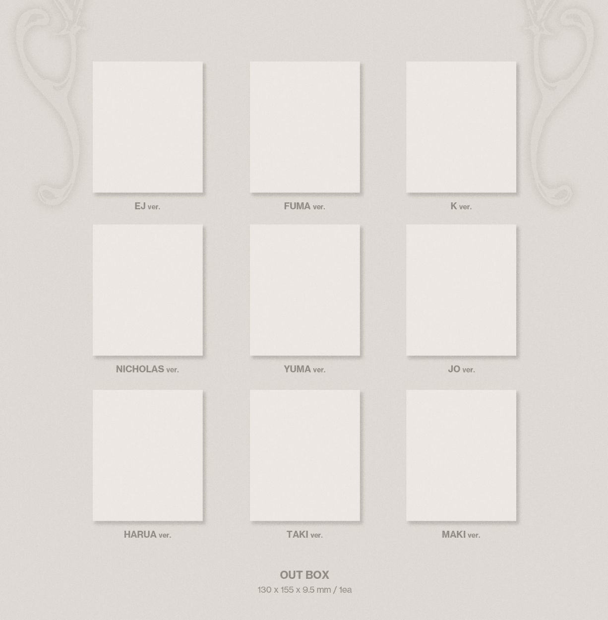 &TEAM - MARK ON ME (2ND KOREAN MINI ALBUM) (SOLO VER.) Nolae
