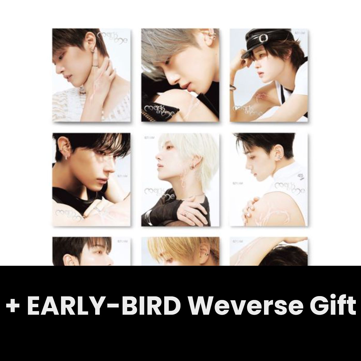 &TEAM - MARK ON ME (2ND KOREAN MINI ALBUM) (SOLO VER.) SET + EARLY-BIRD Weverse Gift Nolae