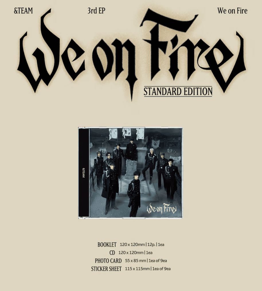 &TEAM - WE ON FIRE + EARLY-BIRD Weverse Gift Nolae