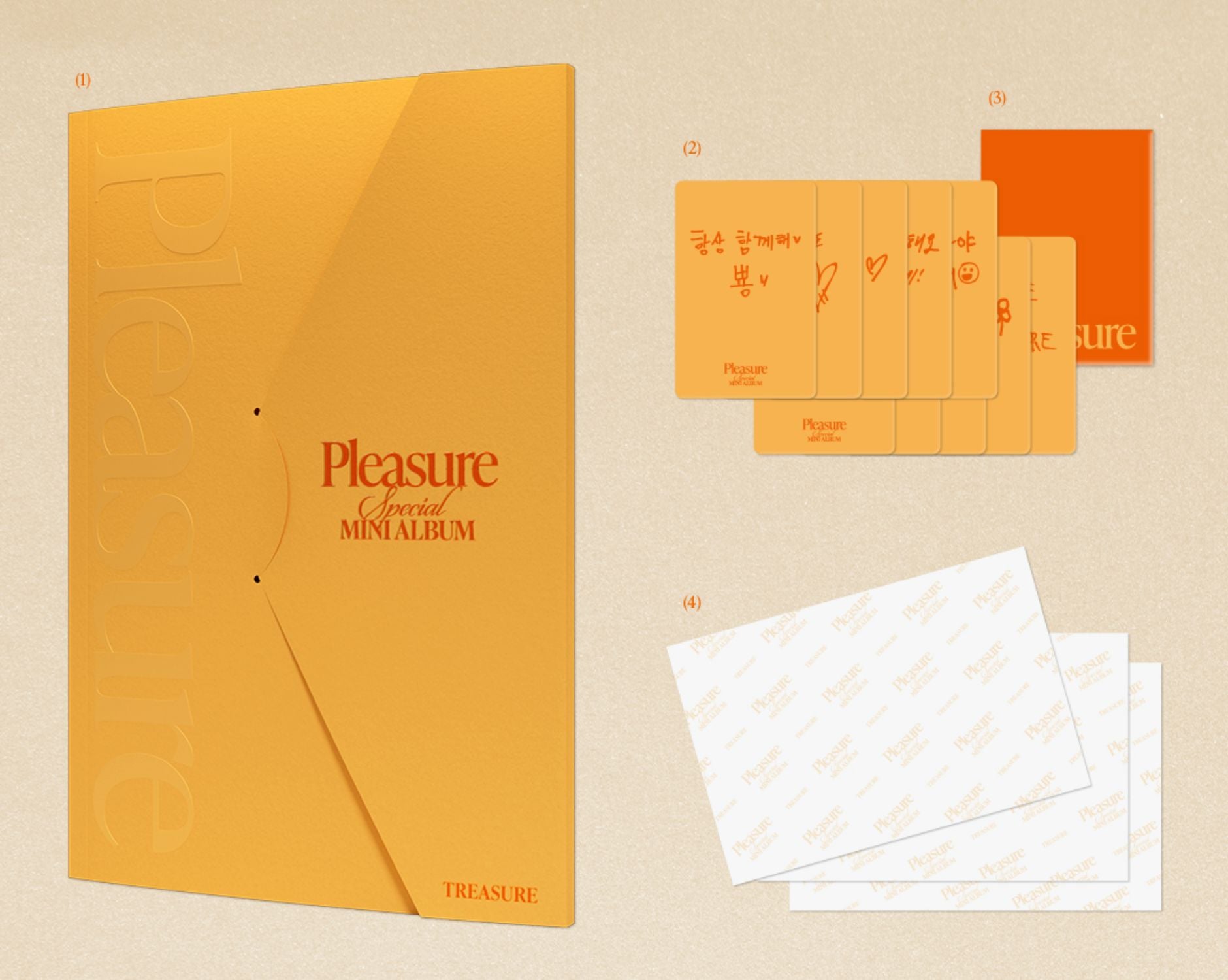 TREASURE - PLEASURE (YELLOW VER. / GREEN VER.) Nolae