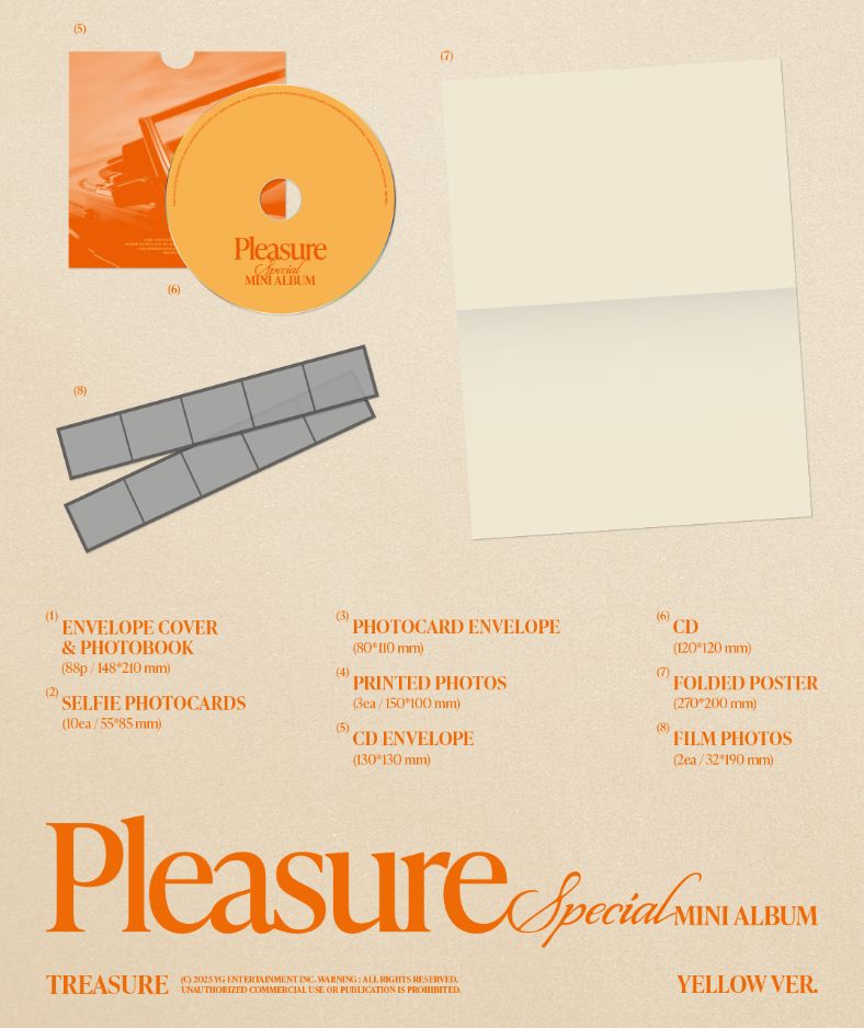 TREASURE - PLEASURE (YELLOW VER. / GREEN VER.) Nolae