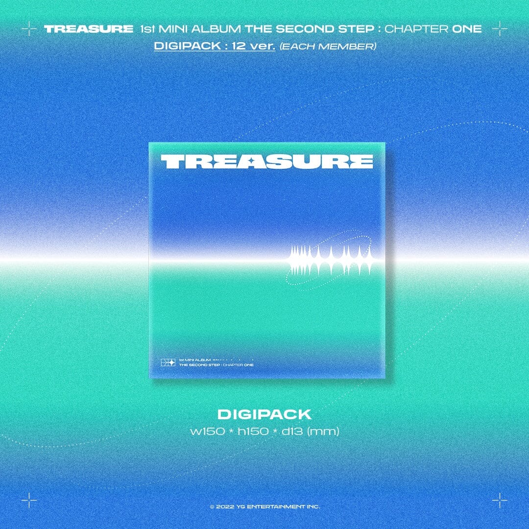 TREASURE - THE SECOND STEP : CHAPTER ONE (1st Mini Album DIGIPACK) Nolae