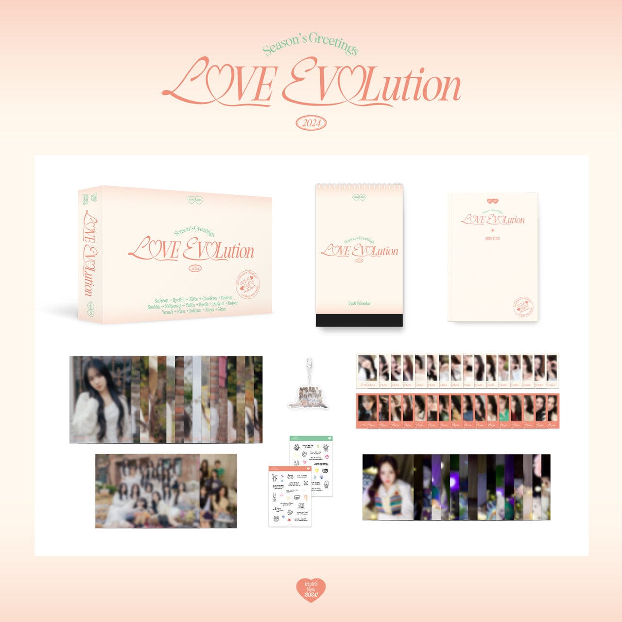 TRIPLES - 2024 SEASON'S GREETINGS (LOVE EVOLUTION) Nolae