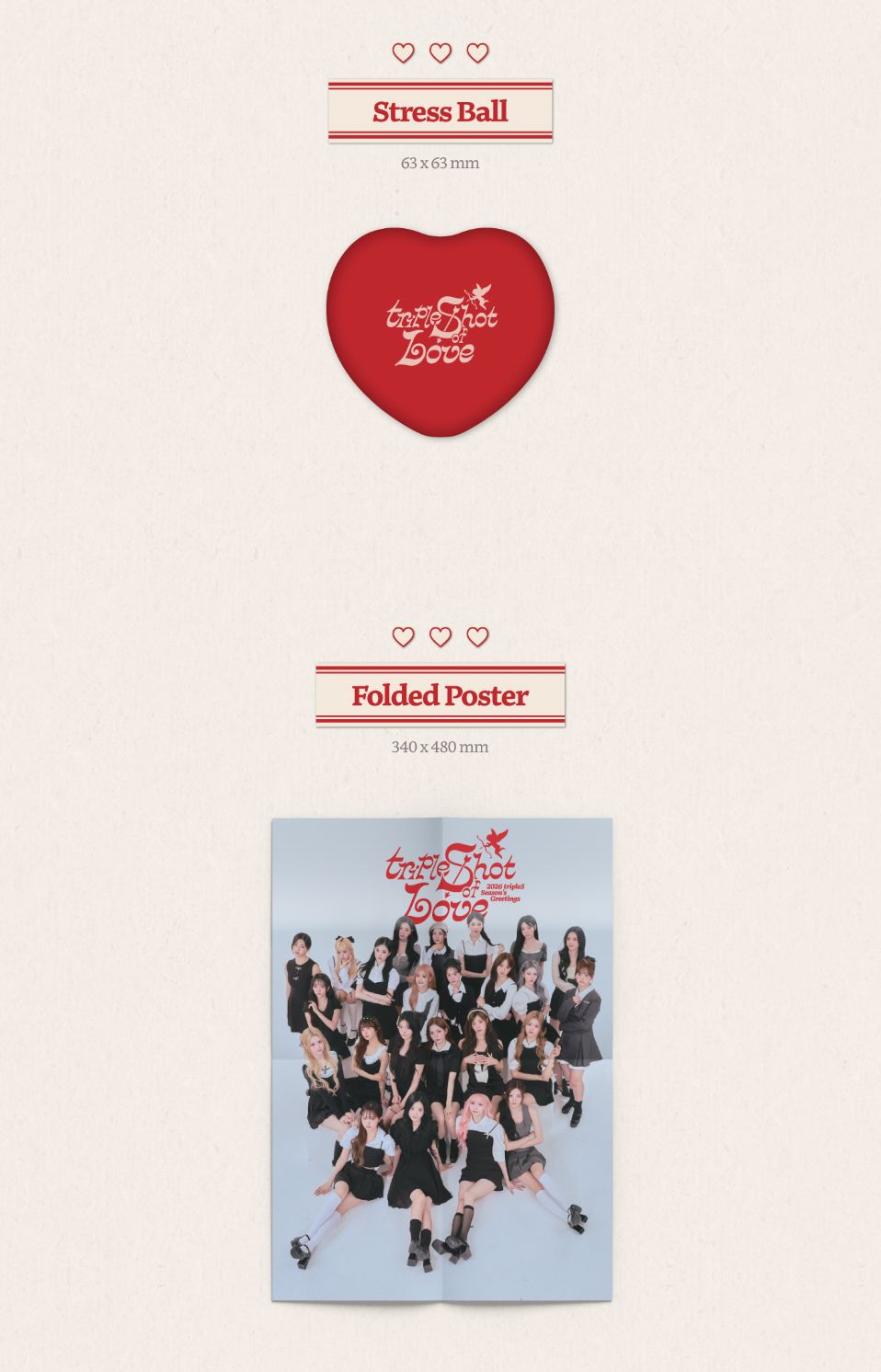 TRIPLES - 2026 SEASON'S GREETINGS (TRIPLESHOT OF LOVE) Nolae