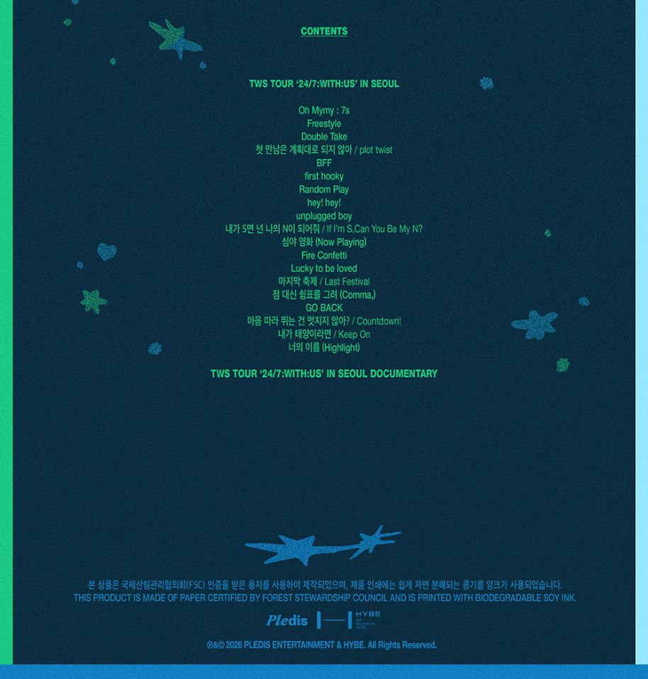 TWS - TOUR [24/7:WITH:US] IN SEOUL + Weverse Gift Nolae