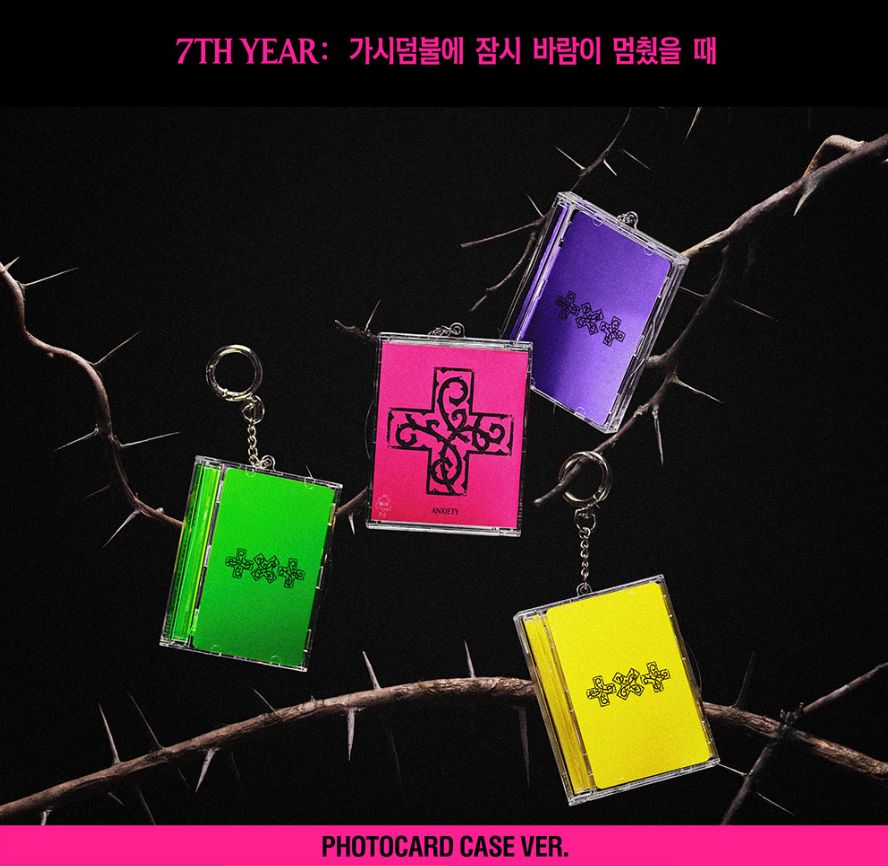 TXT - 7TH YEAR: WHEN THE WIND PAUSED AMONG THE THORNS (PHOTOCARD CASE VER.) + Apple Music Gift Nolae