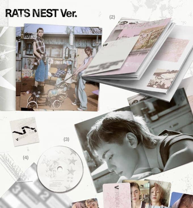 V8 (SEVENTEEN) - V8 (STANDARD VER.) SET + FAN PARTY Weverse Gift Nolae