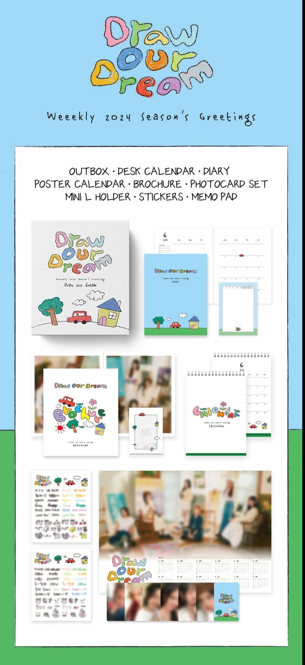 Weeekly - 2024 SEASON’S GREETINGS "Draw Our Dream" Nolae