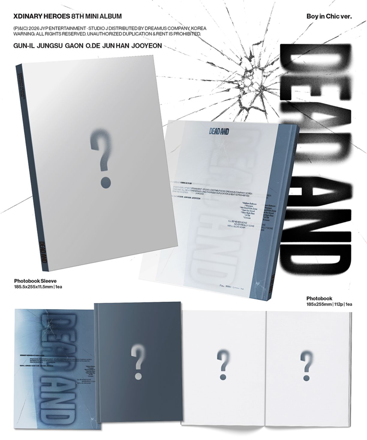 XDINARY HEROES - DEAD AND (PHOTOBOOK VER.) Nolae