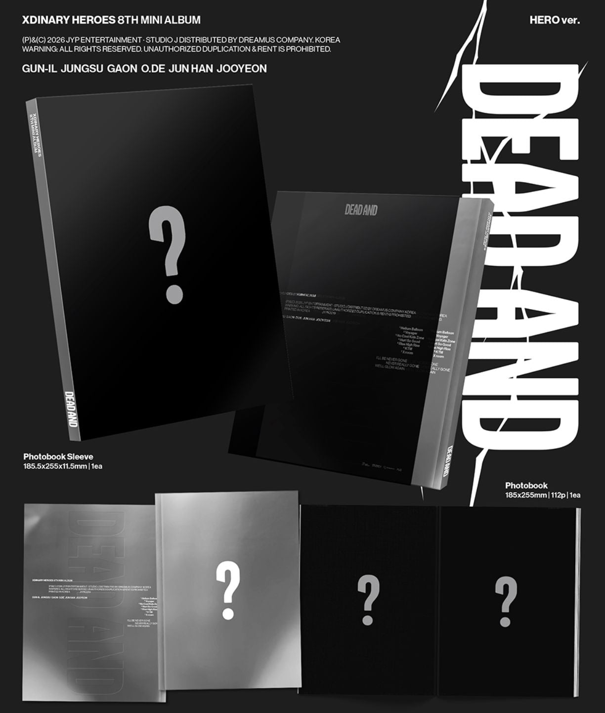 XDINARY HEROES - DEAD AND (PHOTOBOOK VER.) Nolae