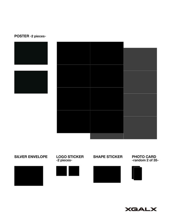 XG (2ND MINI ALBUM) XG VER. + SOLO TRADING CARD Nolae