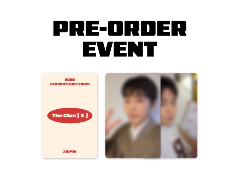 XIUMIN (EXO) - 2026 SEASON'S GREETINGS (THE CLUE [X]) + Extra Photocard Nolae